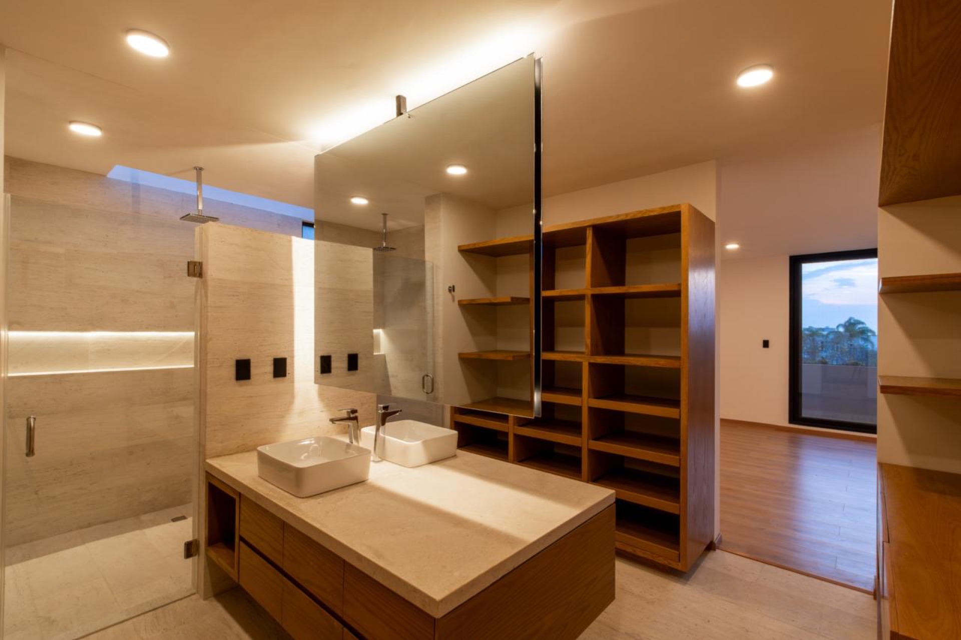 Baño doble ducha