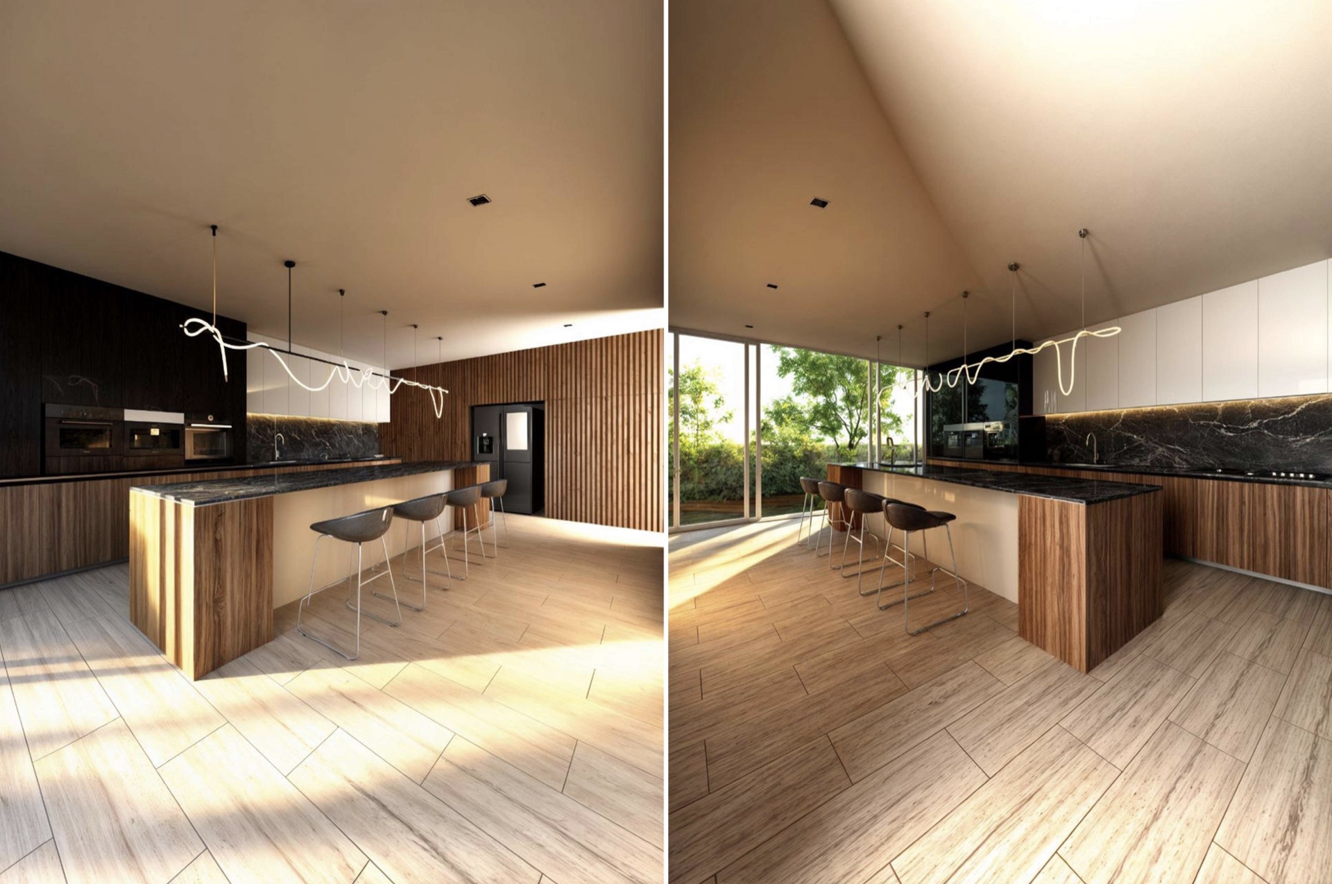 Cocina amueblada
